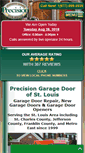 Mobile Screenshot of precisiongaragedoorstl.com